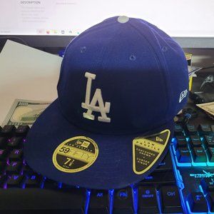 L.A. Dodgers Los Angeles Fitted Cap 7-7/8 New Tags